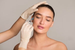 botox on females crow's feet lines